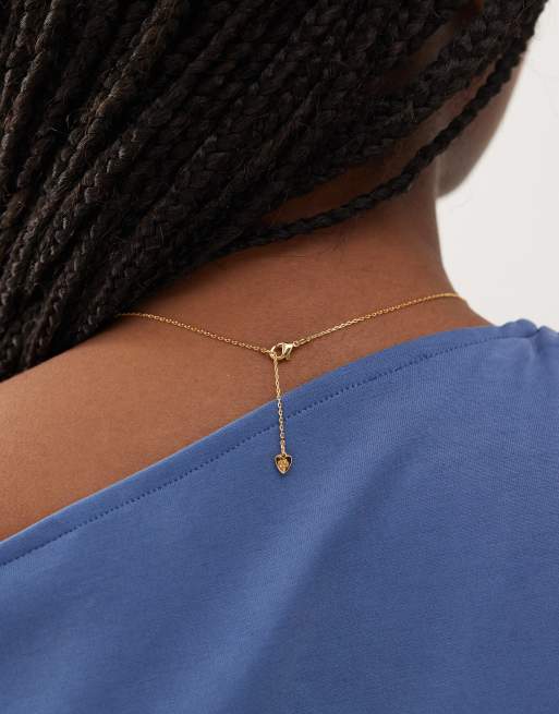En Route - Melissa - Collier chaîne en plaqué or 18 carats avec pendentif étoile , 3 de 3