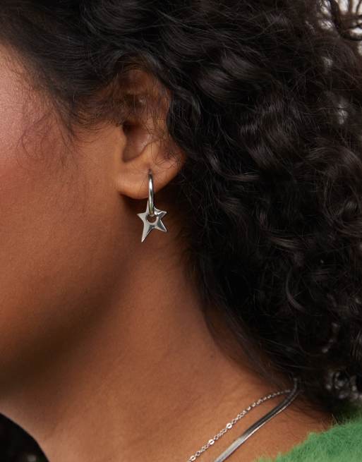 En Route - Oorbellen met sterretjes in sterling zilver 