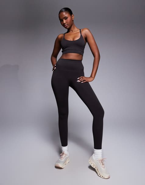 Ensemble de sport sans coutures - Chocolat foncé - view 1