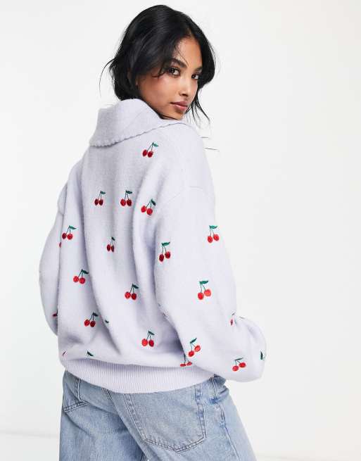 Cherry sweater sale