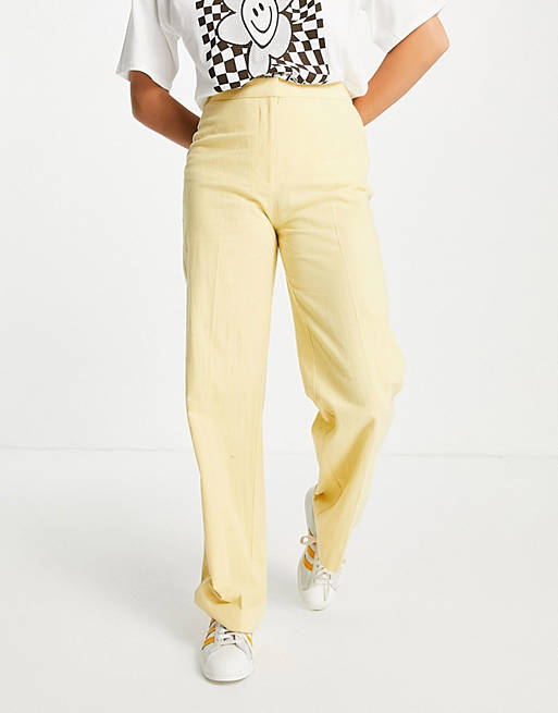 Envii Lexington trousers co-ord in straw