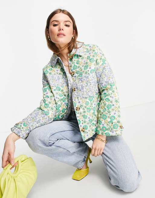 Floral lightweight jacket sale