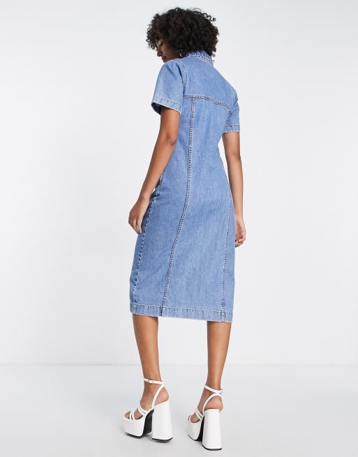 Envii – Midi-Hemdkleid aus Denim, 3 von 4