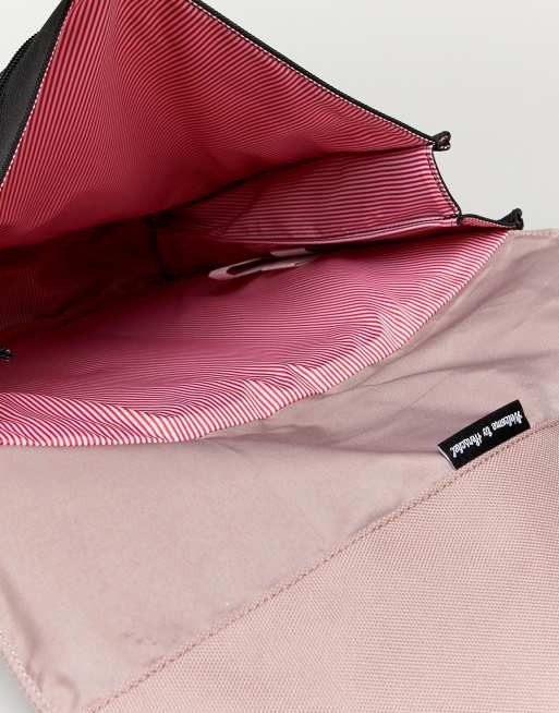 Esclusiva Herschel Supply Co - City - Zaino rosa cenere e nero, 4 di 4