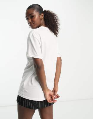 T-shirt bianca con scritta GRL PWR-Bianco - In The Style T-shirt donna  - immagine2