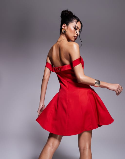 Esclusiva In The Style x Perrie Sian Vestito corto stile skater