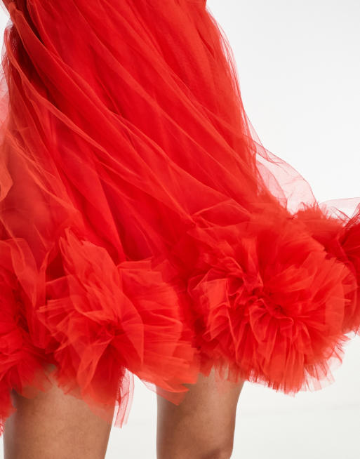 Gonna hot sale tulle rosso