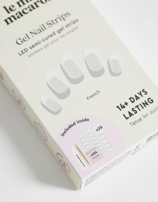 Esclusiva Le Mini Macaron x ASOS - Strisce per unghie in gel - French Tip , 3 di 4
