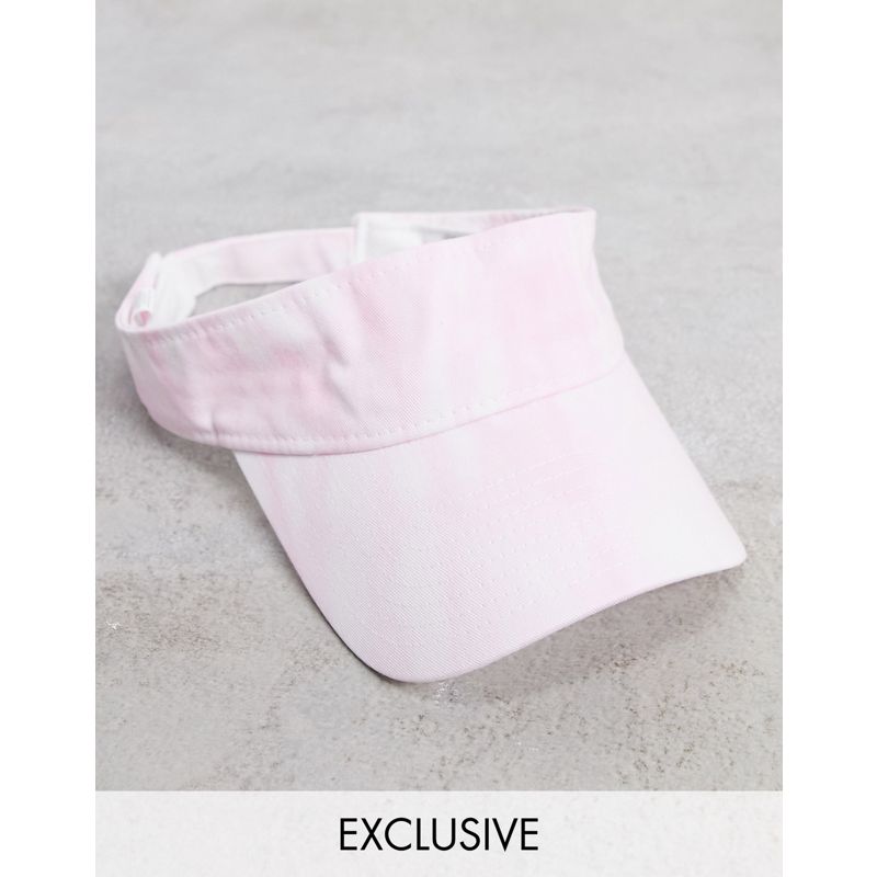 Donna Accessori Esclusiva New Era - Visiera in denim rosa tie-dye