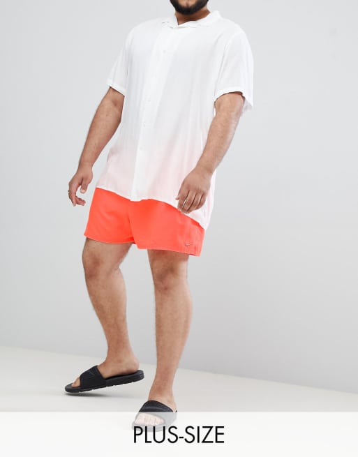 Esclusiva Nike Plus Volley - Pantaloncini da bagno arancioni NESS8830-618