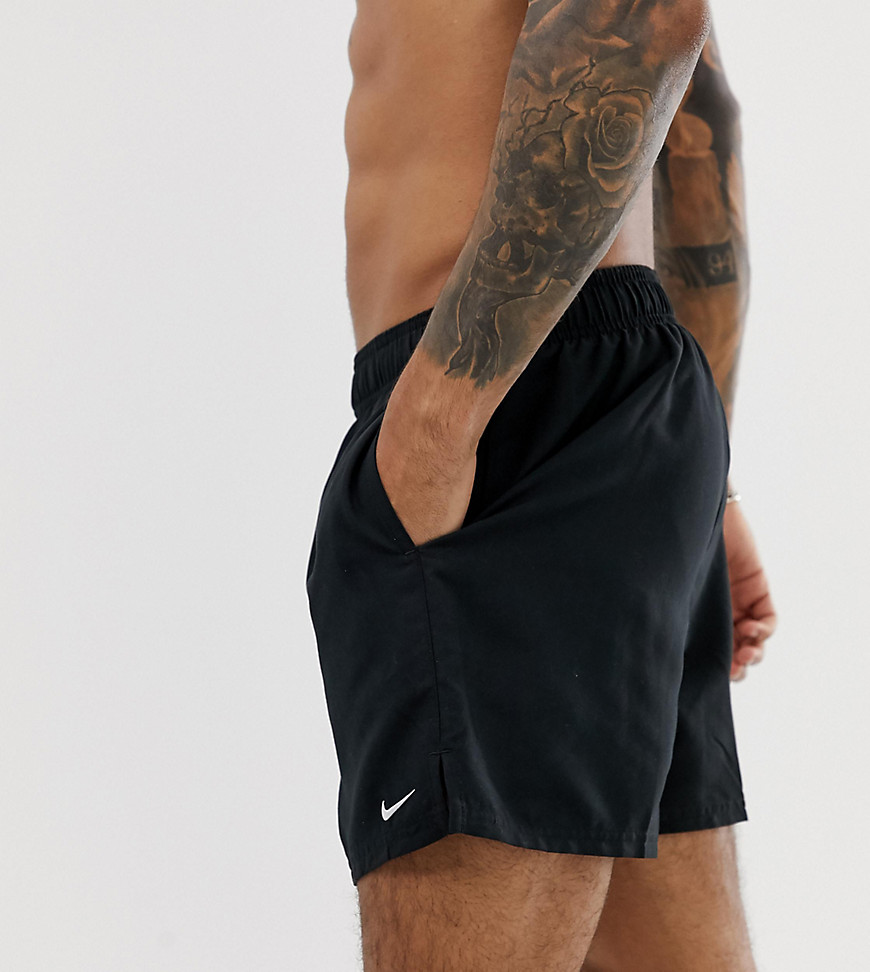 Esclusiva Nike Swimming - Volley - Pantaloncini da bagno super corti neri-Nero