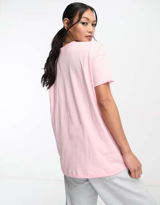 Esclusiva Only - T-shirt rosa pallido con stampa di arancia , 4 di 4