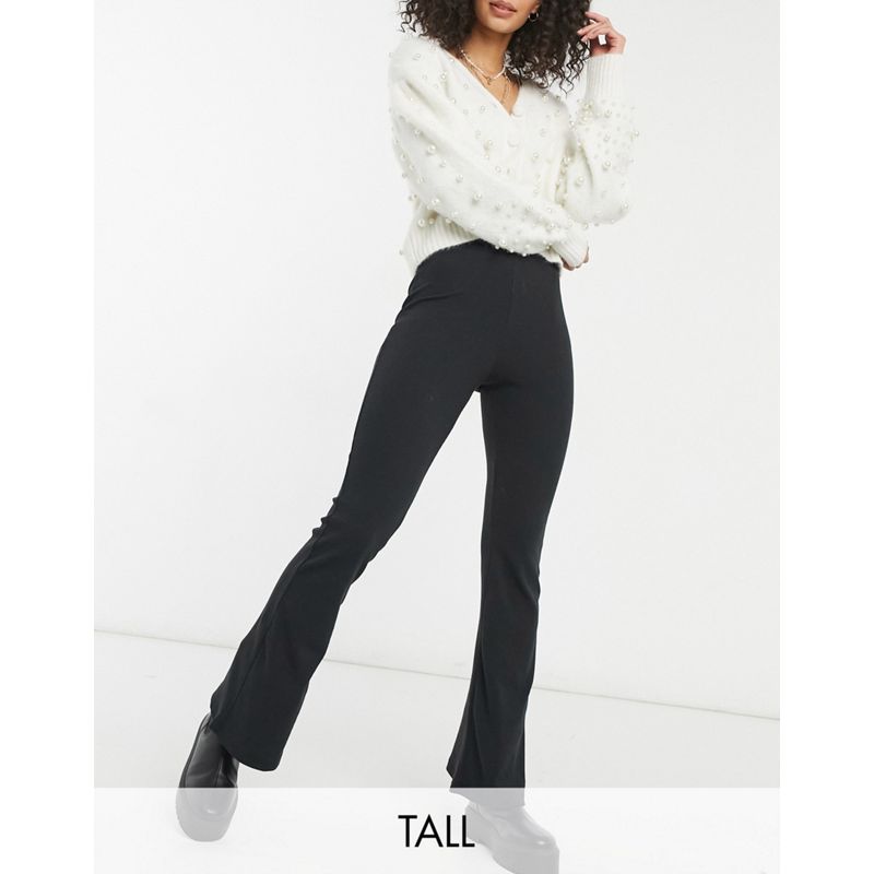 Donna Pantaloni e leggings Esclusiva Outrageous Fortune Tall - Pantaloni a zampa con fondo ampio neri