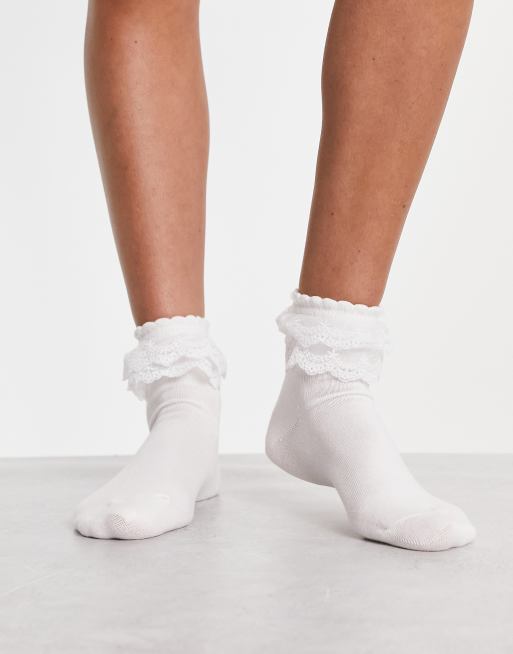 Set Quattro Calze Tinta Unita Bianco | - GAP Italia