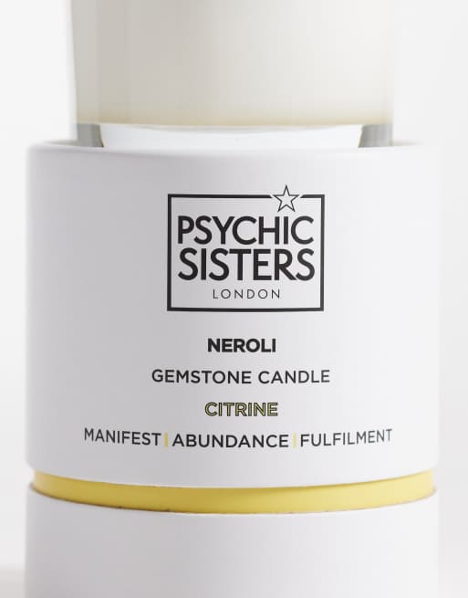 Esclusiva Psychic Sisters x ASOS - Candela con pietra citrino 130 g, 3 di 3