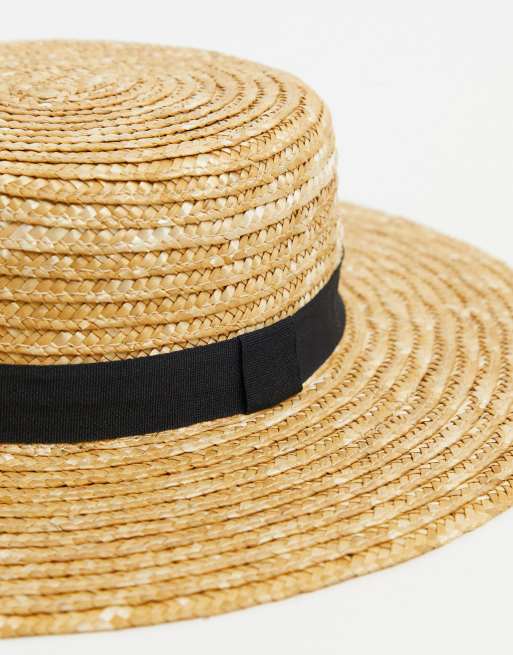 Esclusiva South Beach - Paglietta regolabile con fascia nera, 4 di 4