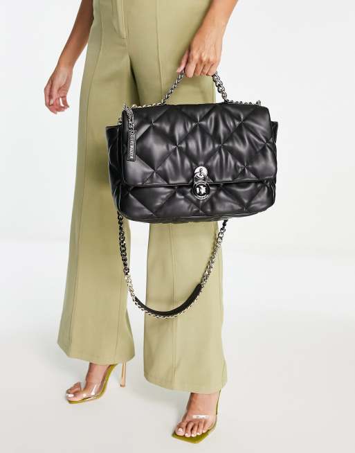 Esclusiva Steve Madden - Btanna - Borsa a tracolla trapuntata nera