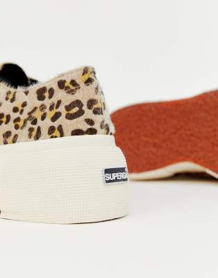 superga alte leopardate