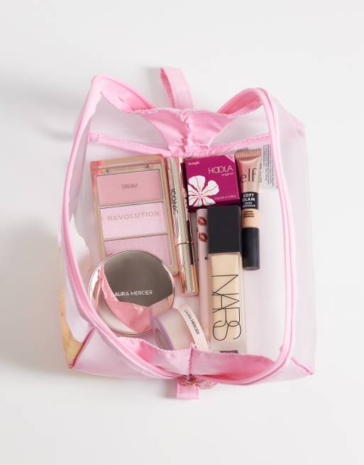 Esclusiva The Flat Lay Co. x ASOS - Jelly Flat Lay - Trousse per make-up arancione ibisco, 2 di 3