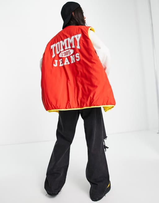 Esclusiva Tommy Jeans x ASOS - Gilet trapuntato double-face multicolore