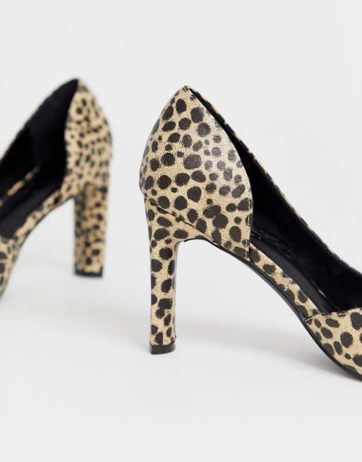 Esclusiva Z_Code_Z - D'Orsay - Scarpe vegan con tacco leopardate