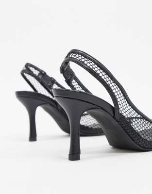 scarpe nere tacco quadrato