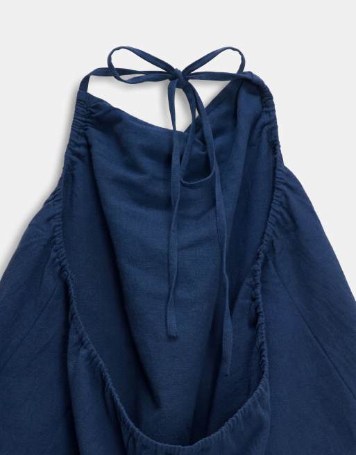 Esmee Curve beach top in navy, 7 of 8