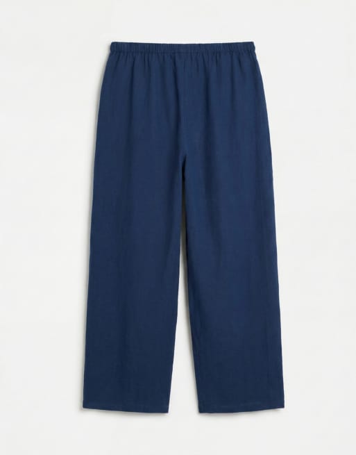 Esmee Curve beach trousers in navy, 7 of 9