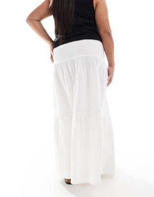 Esmee Curve Exclusive Tiered Maxi Beach Skirt