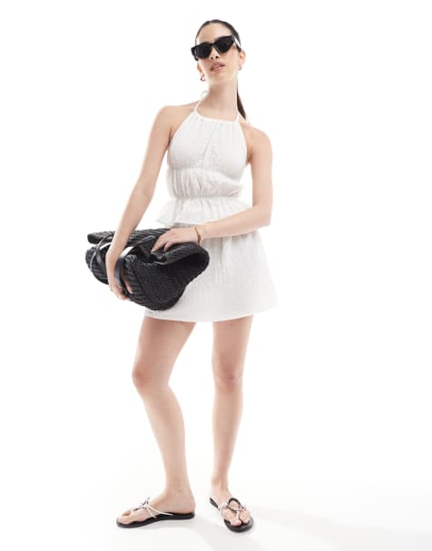 Esmee Exclusive beach co-ord in white - view 1