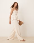 [Esmée] Esmee Exclusive floaty beach pants in cream-White 4 Cream