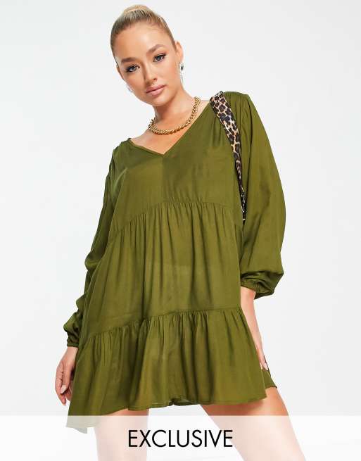 Khaki hotsell summer dress