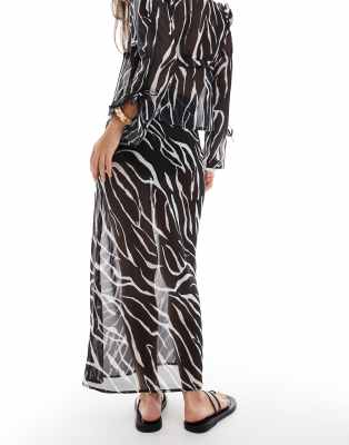 Shop Esmée Esmee Exclusive Sheer Tie Front Beach Skirt