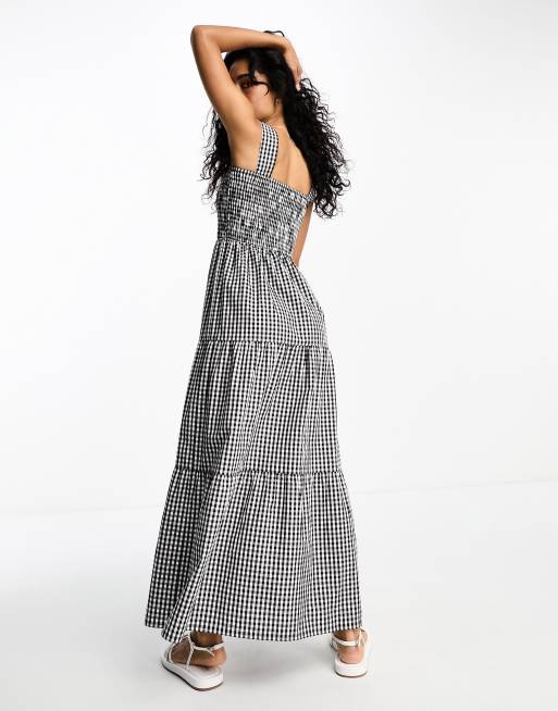 Black and white outlet summer dress