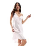 [Esmée] Esmee Exclusive tie front mini beach dress in baby pink 8 Baby pink