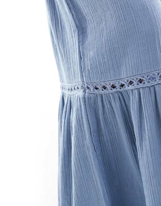 Esmee Exclusive – Warstwowa plażowa spódnica maxi w niebieskim kolorze, 4 z 5
