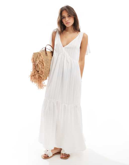 Asos white summer dress online