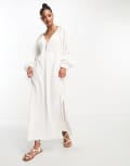 [Esmée] Esmee oversized beach summer dress in white 12 WHITE