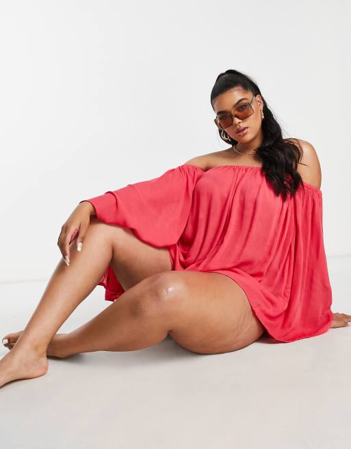 Plus size best sale bandeau playsuit