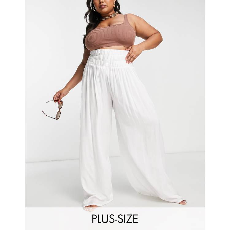 Plus size wide leg pants best sale