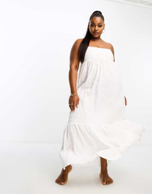 White Summer Dress, Women Summer Dress, Plus Size Clothing, Beach