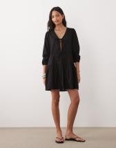Robe Camisole Dos Dentelle Noire Miss Selfridge - Taille 12 - Neuve Avec étiquettes