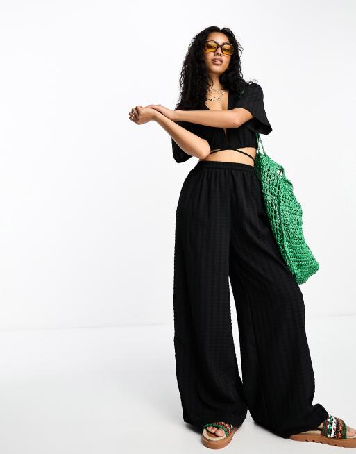 Black hot sale summer trousers