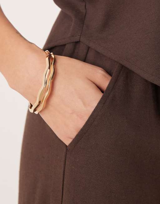 Esmee tie front beach trouser co-ord in chocolate brown, 3 of 5