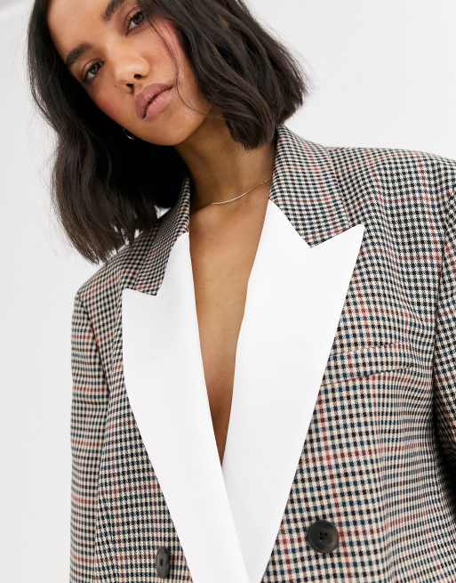 Traje estilo esmoquin a cuadros de ASOS DESIGN, 2 de 3