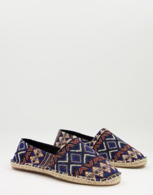  Эспадрильи с ацтекским орнаментом ASOS DESIGN-Multi