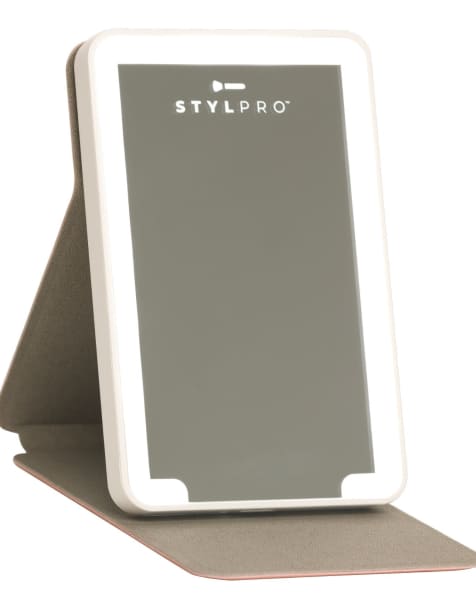 Espejo pequeño blanco con luz LED de STYLPRO - view 1