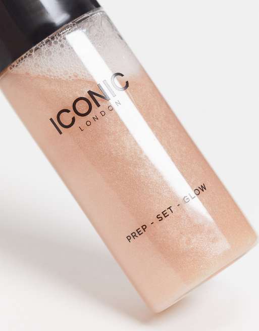 Espray fijador tamaño mini Prep-Set-Glow de Iconic London, 2 de 4