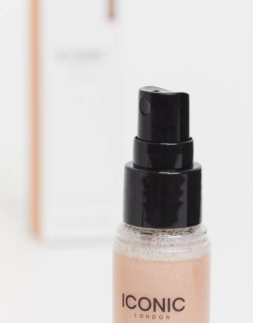 Espray fijador tamaño mini Prep-Set-Glow de Iconic London, 3 de 4