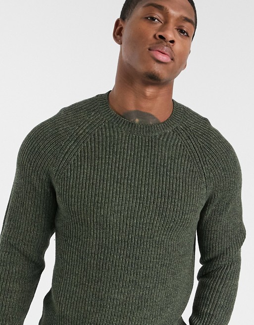 Esprit chunky knit jumper in khaki